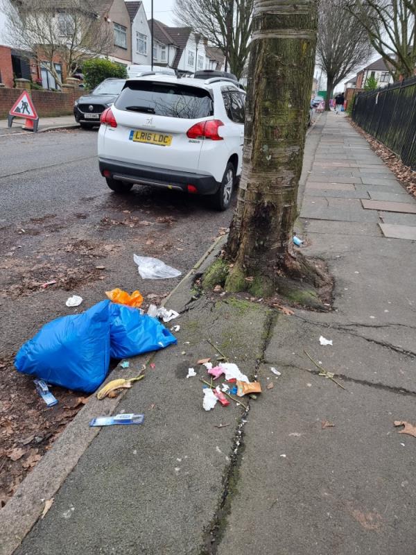 Waste bags-18 Green Drive, London, UB1 3AY