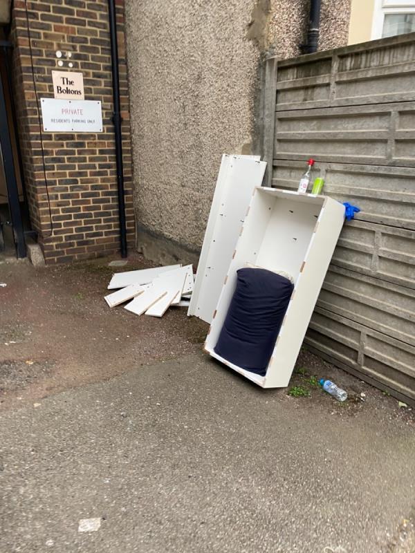Fly tipped furniture -2 Bolton Rd, London E15 4JY, UK
