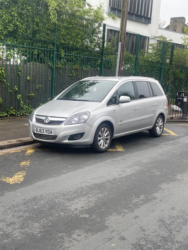 This car always parks here. It makes it dangerous to cross the road with my children -28 Little Ilford Lane, Manor Park, London, E12 5PW