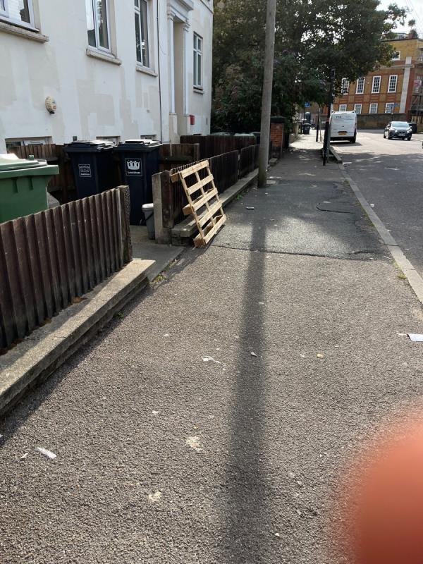 Fly tipping-152a Lee High Road, London, SE13 5PR