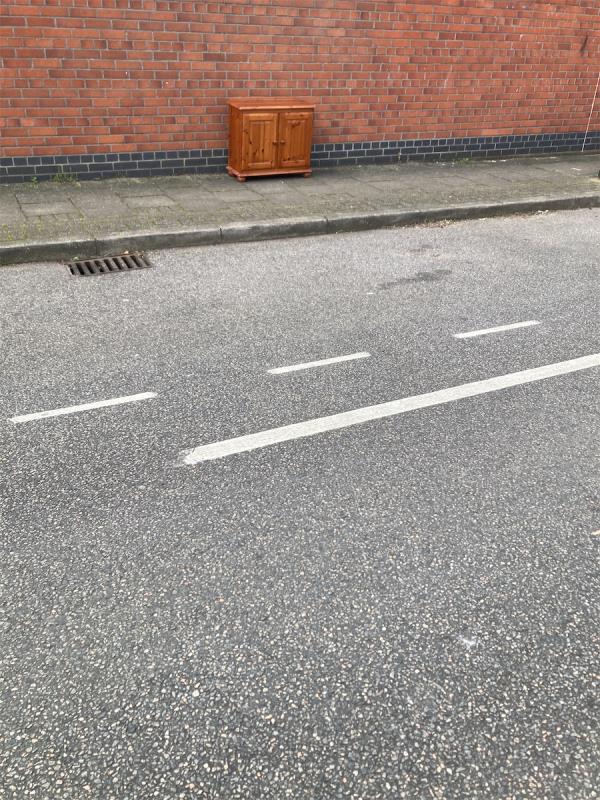 Flytipping on path-4 Downings, Beckton, London, E6 6WP