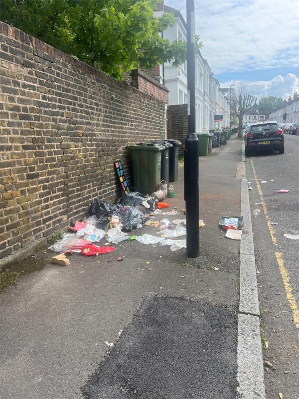 Flytipping again -2 Murillo Road, London, SE13 5QE