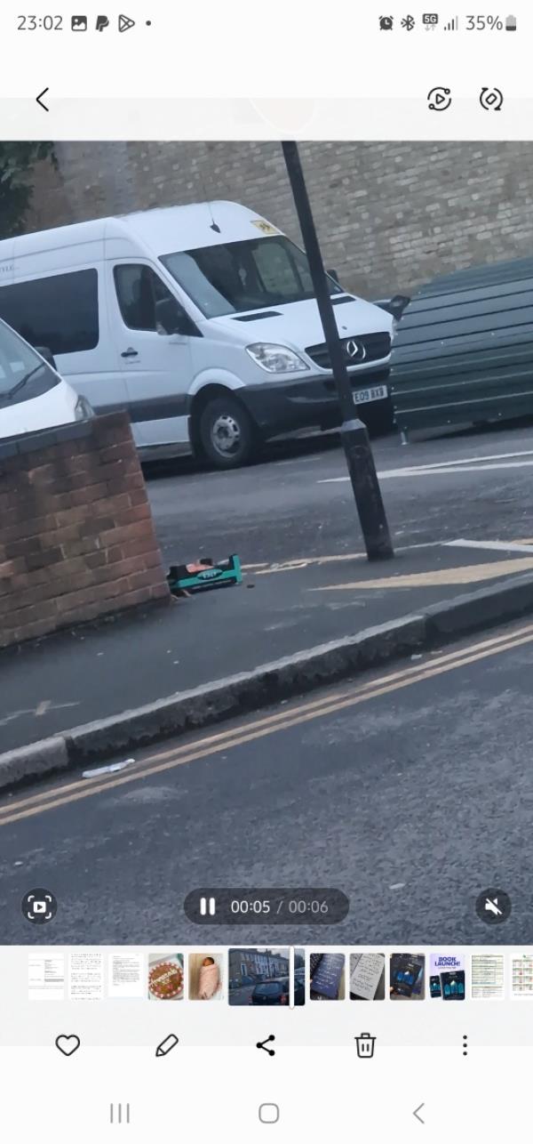 I saw a man excrete on the corner of Vale road adjoining Palmerston Road. He then pulled his trousers up and walked off.. the excretion is still on the pavement. Absolutely disgusting -24 Vale Road, Forest Gate, London, E7 8BJ