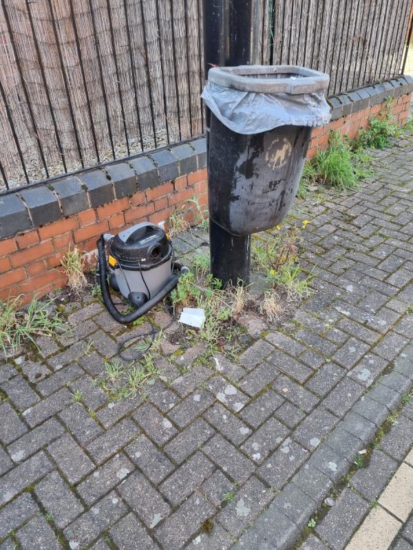Since bin has been emptied, a hoover has been dumped. Last night or today, 3 bed frames have been dumped on Bramley Rd. (I have a dog so walk this way - saw this morning) -9 Merton Avenue, Leicester, LE3 6BF