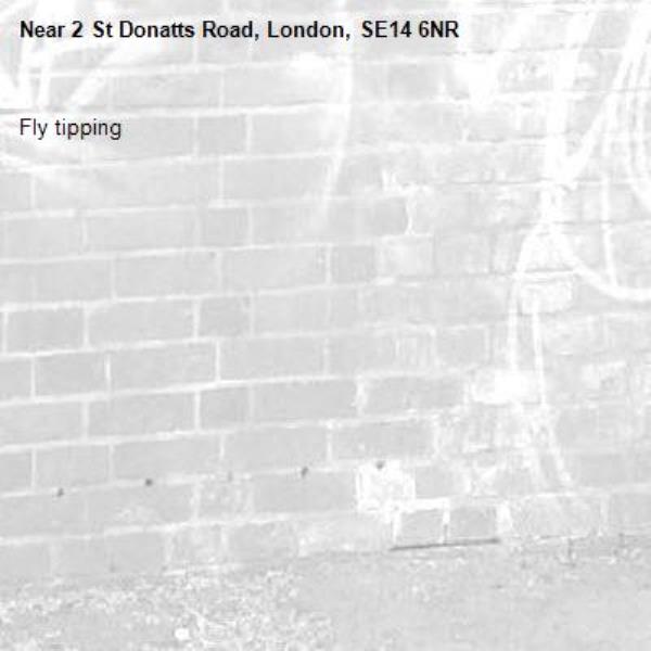 Fly tipping-2 St Donatts Road, London, SE14 6NR