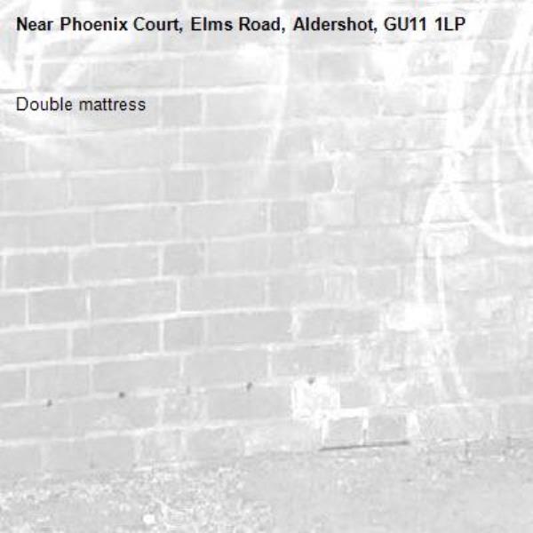 Double mattress  -Phoenix Court, Elms Road, Aldershot, GU11 1LP