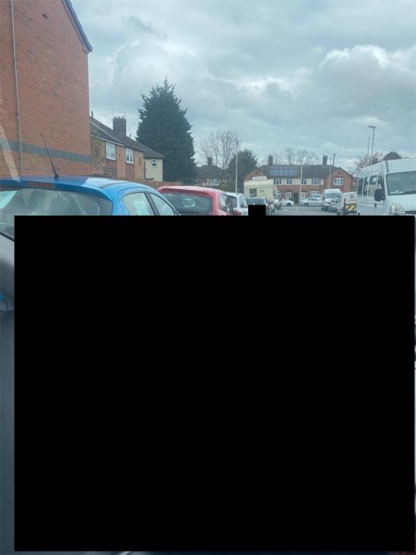 Cars are parked regularly on this corner are facing risk , it’s dangerous for residents going towards Wycombe Road and also footpaths are blocked , sometimes it’s parked both side’s -41 Lotus Road, Leicester, LE5 0QJ