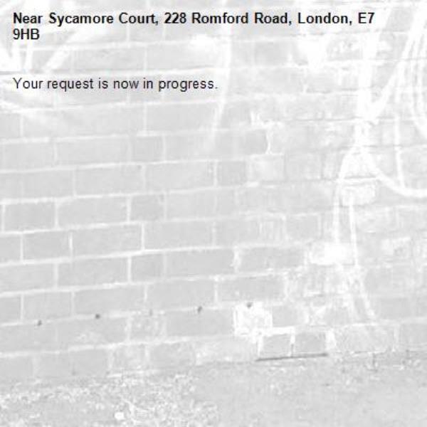 Your request is now in progress.-Sycamore Court, 228 Romford Road, London, E7 9HB