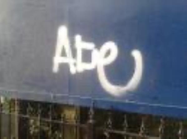 St Augustine’s Church . Remove graffiti from notice board-Canterbury Court 336a Baring Road, Lee, SE12 0DU