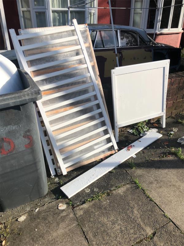 Please clear flytip-105 Daneby Road, Catford, London, SE6 2QF