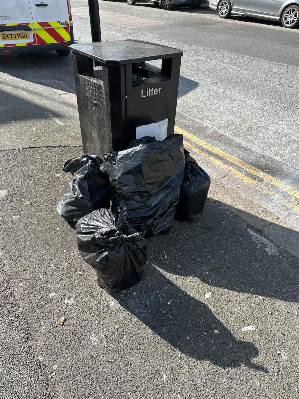 Discarded rubbish -Denbigh Court, Denbigh Road, East Ham, London, E6 3LE