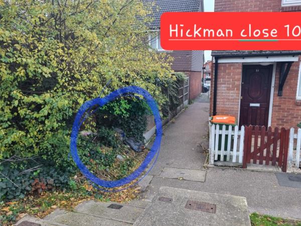 Hello, it seems you did not look properly. Please find attached more detailed pic. All rubbish are now out of the bags and rats will be there soon as well. Thanks -10 Hickman Close, Docklands, E16 3TA, England, United Kingdom