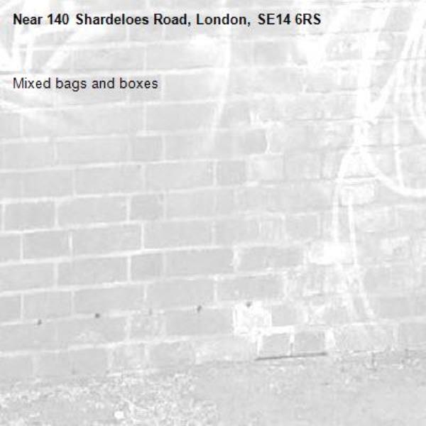 Mixed bags and boxes-140 Shardeloes Road, London, SE14 6RS