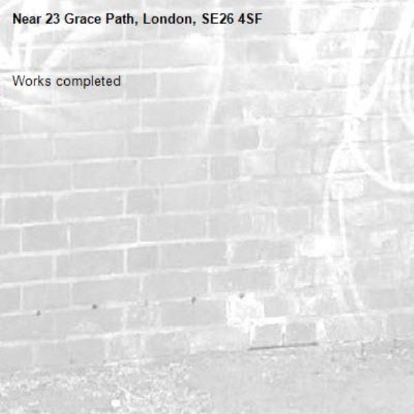 Works completed-23 Grace Path, London, SE26 4SF