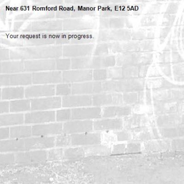 Your request is now in progress.-631 Romford Road, Manor Park, E12 5AD