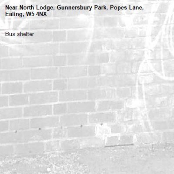 Bus shelter -North Lodge, Gunnersbury Park, Popes Lane, Ealing, W5 4NX