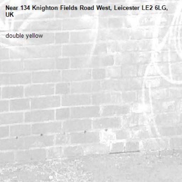 double yellow-134 Knighton Fields Road West, Leicester LE2 6LG, UK