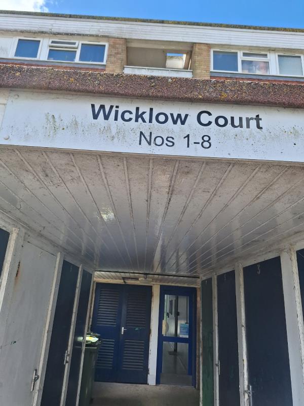Wicklow ctblock 1-8

Fly tipping in bin area

Please clear all

Thanks john-19 Biddenden Close, Eastbourne, BN23 7HX