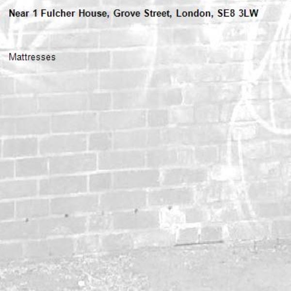 Mattresses-1 Fulcher House, Grove Street, London, SE8 3LW
