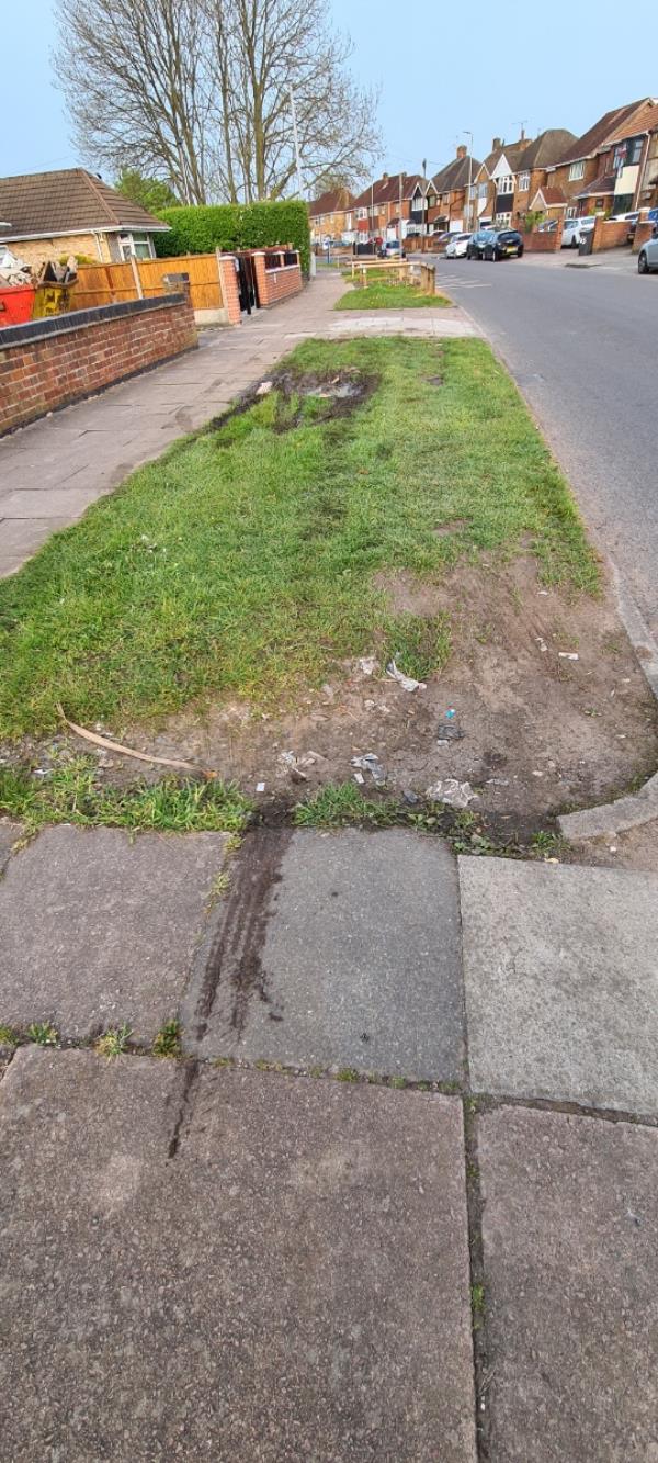 Hello
Please can you install wooden bollards to stop the grass verge getting damaged outside my property 54 Ethel Road, Leicester, LE55NA?
Thanks
Ayaz-54 Ethel Road, Leicester, LE5 5NA