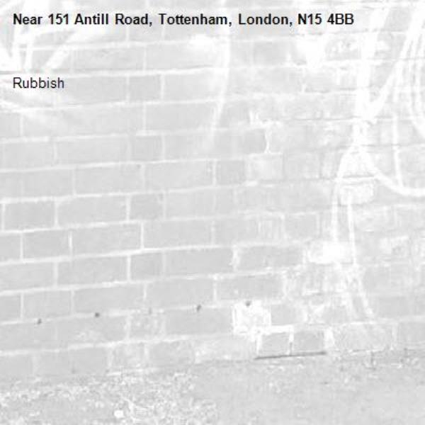 Rubbish-151 Antill Road, Tottenham, London, N15 4BB