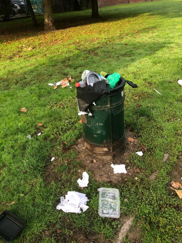 Beckenham Place Park. Please empty litter bin at entrance-61 Old Bromley Road, Bromley, BR1 4JZ