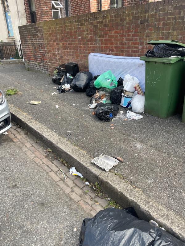 Block of flats have YET AGAIN fly tipped. They need to be fined . Clearly they are never going to carnage behaviour without knowing there is a penalty consequence. Trash all down Crosby road now. Dozens of residents affected by the actions of a few.-2A, Crosby Road, Forest Gate, London, E7 9HU