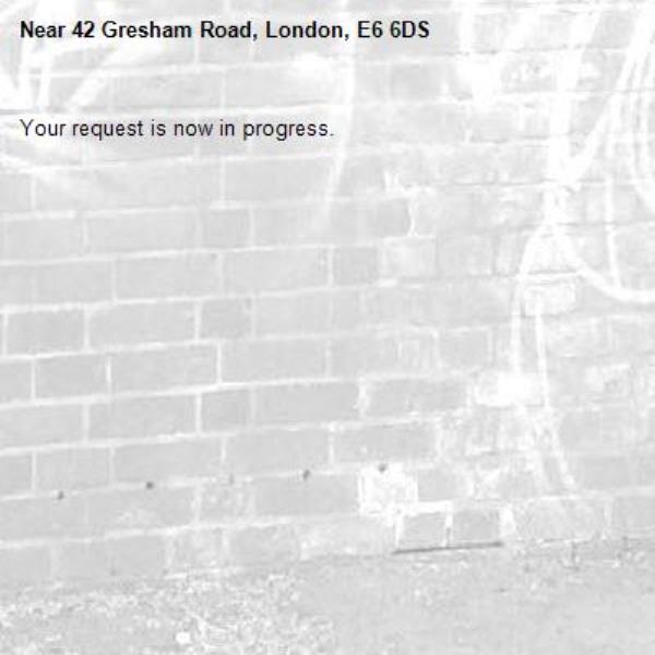 Your request is now in progress.-42 Gresham Road, London, E6 6DS