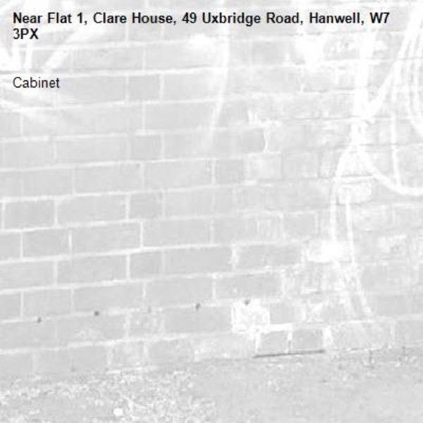 Cabinet-Flat 1, Clare House, 49 Uxbridge Road, Hanwell, W7 3PX