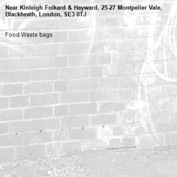 Food Waste bags -Kinleigh Folkard &amp; Hayward, 25-27 Montpelier Vale, Blackheath, London, SE3 0TJ