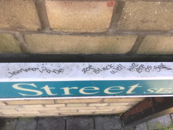 Street sign -26 Friendly Street, Deptford, SE8 4DT, England, United Kingdom