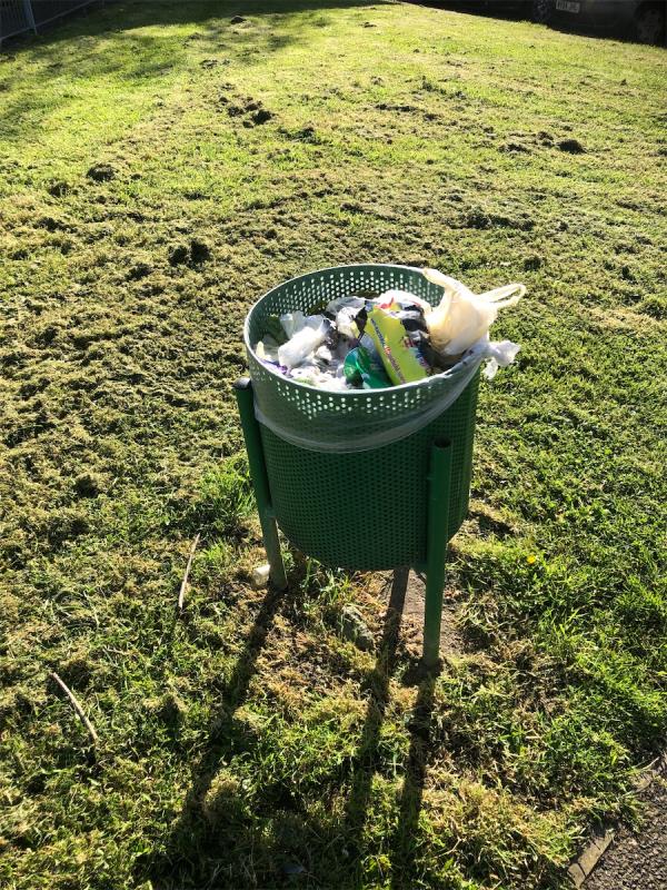Please empty litter bin by 49-95 Hazel Grove-27 Laurel Grove, London, SE26 4JG