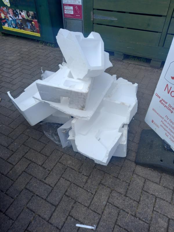 Can this polystyrene please be collected from Les Creux-Clos Orange S, Jersey JE3 8GU, Jersey