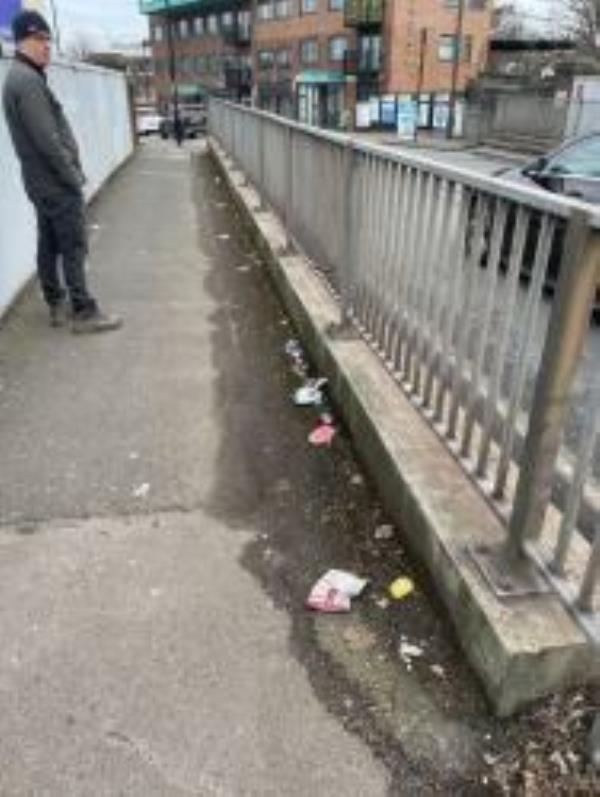 Please clear build up of litter.
-Avignon Road / Drakefell Road (Stop BK), London SE14 5SQ, UK