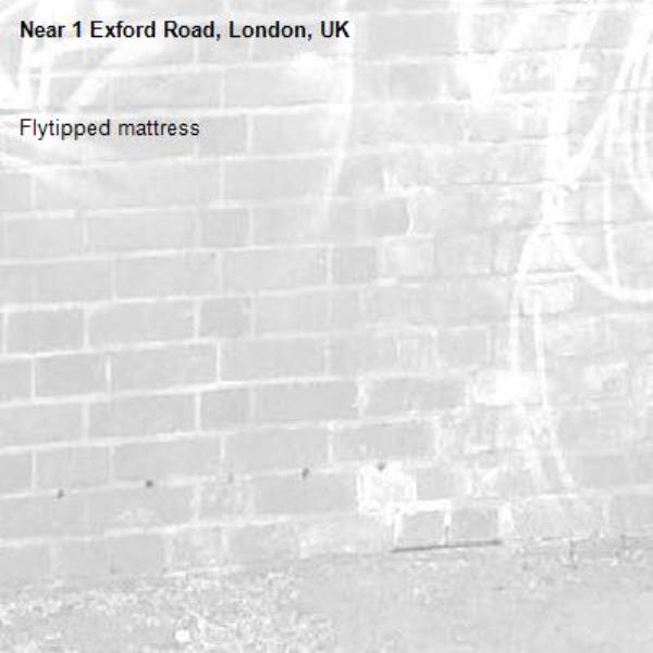 Flytipped mattress-1 Exford Road, London, UK