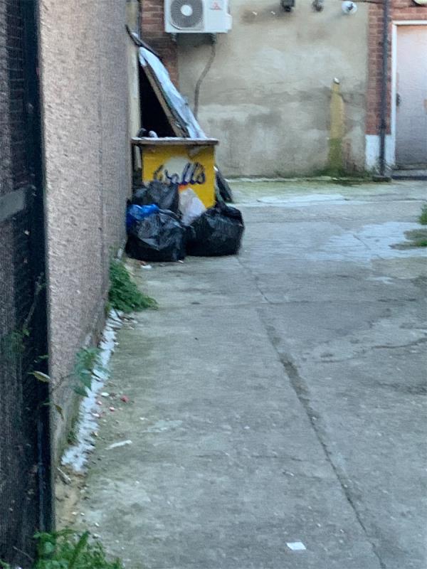 This has been reported as this fridge has left on the footpath 
Apparently council
Officer love it into the Haley way and is still there 
No news about any investigation has been received .-404D, High Street North, Manor Park, London, E12 6RH