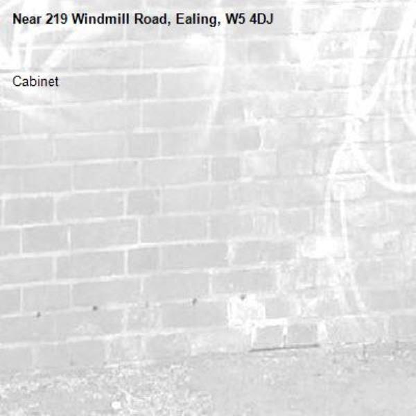 Cabinet -219 Windmill Road, Ealing, W5 4DJ