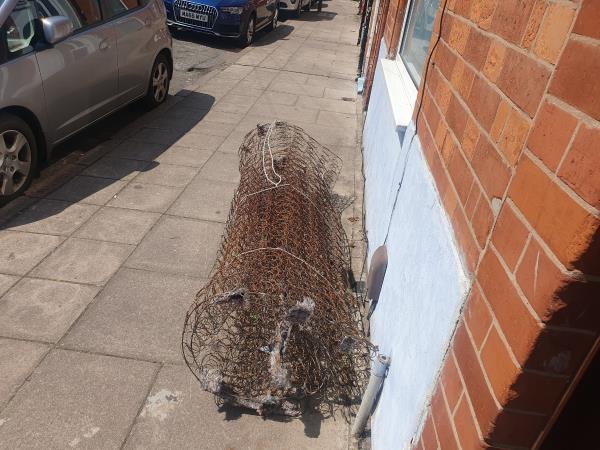 Someone has left this outside on the street next to my house. -26 Halkin Street, Leicester, LE4 6JU