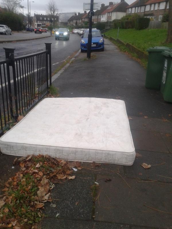 By Hedge Walk. Please clear a double mattress-1 Southend Lane, Bellingham, SE6 3RP