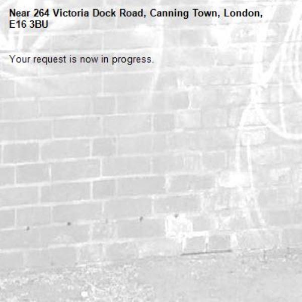 Your request is now in progress.-264 Victoria Dock Road, Canning Town, London, E16 3BU
