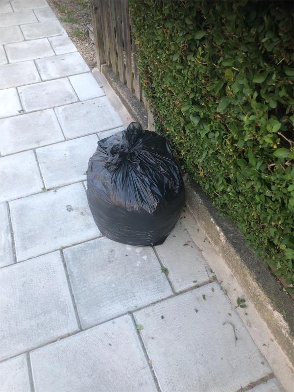 Please clear dumped bag of waste-105 Farmfield Road, Bromley, BR1 4NE
