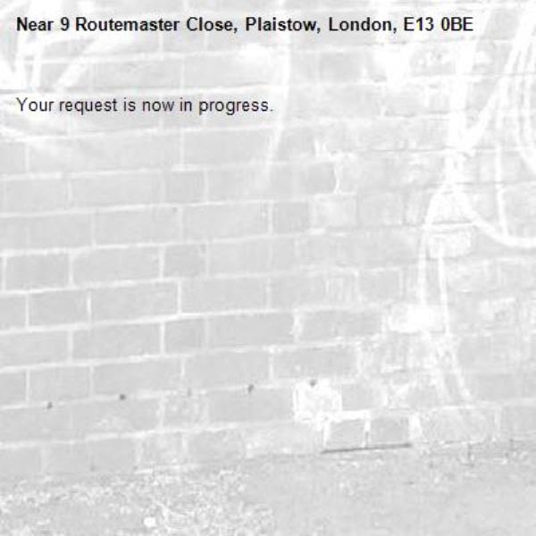 Your request is now in progress.-9 Routemaster Close, Plaistow, London, E13 0BE