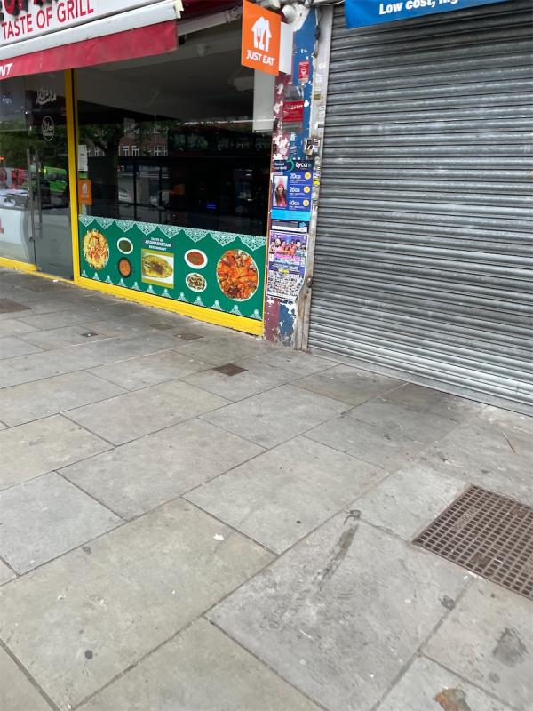 Shop pillar-Greenford Road Service Road To Numbers 177-229, Greenford