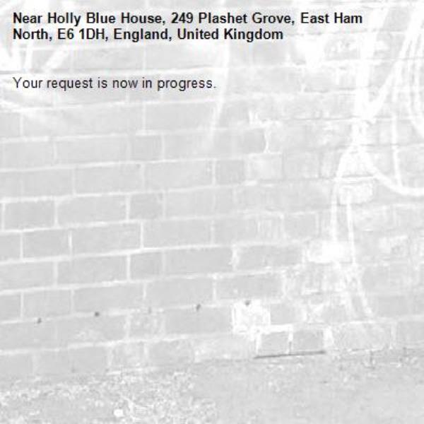 Your request is now in progress.-Holly Blue House, 249 Plashet Grove, East Ham North, E6 1DH, England, United Kingdom