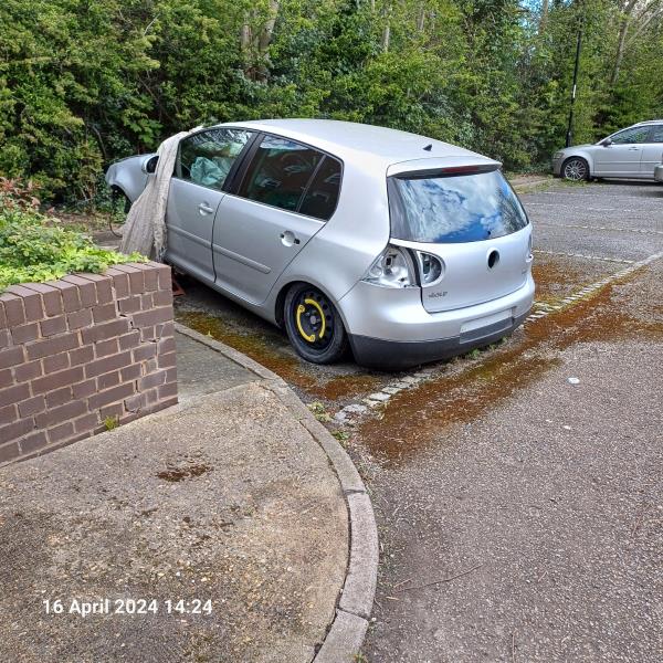 54-59 Redfern Road Vandalism vehicle potential hazard, please can vehicle be removed ASAP potential hazard. Gallows gate standard H45 to open-54 Redfern Road, London, SE6 2BH