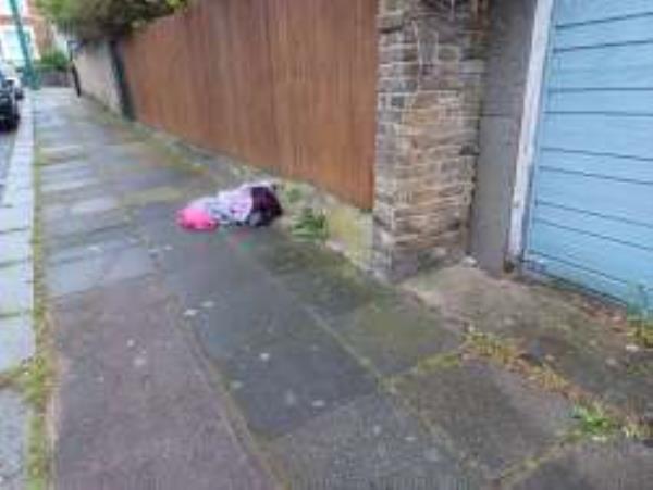Please clear Fly tip of Clothing
-Abbotshall Road SE6