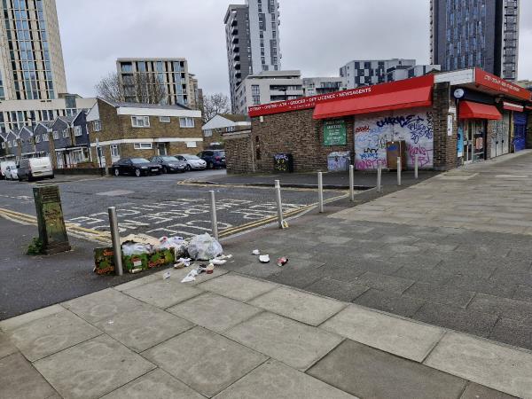 Fly tipping -8 Wilmer Lea Close, Stratford, London, E15 2HR