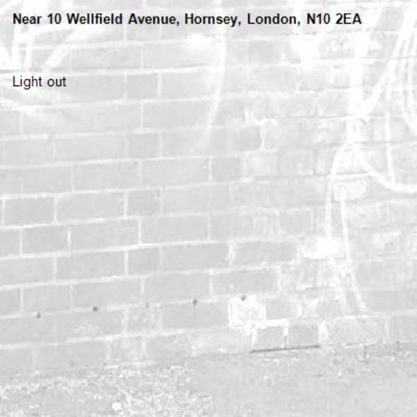 Light out-10 Wellfield Avenue, Hornsey, London, N10 2EA
