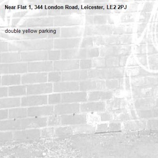 double yellow parking-Flat 1, 344 London Road, Leicester, LE2 2PJ