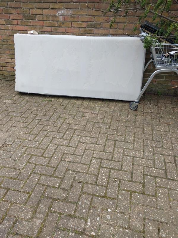 Can the council arrange to have this mattress removed from the side of 38-48 Peridot  Street  Beckton. Thanks -115 Tollgate Road, Beckton, London, E6 5JY